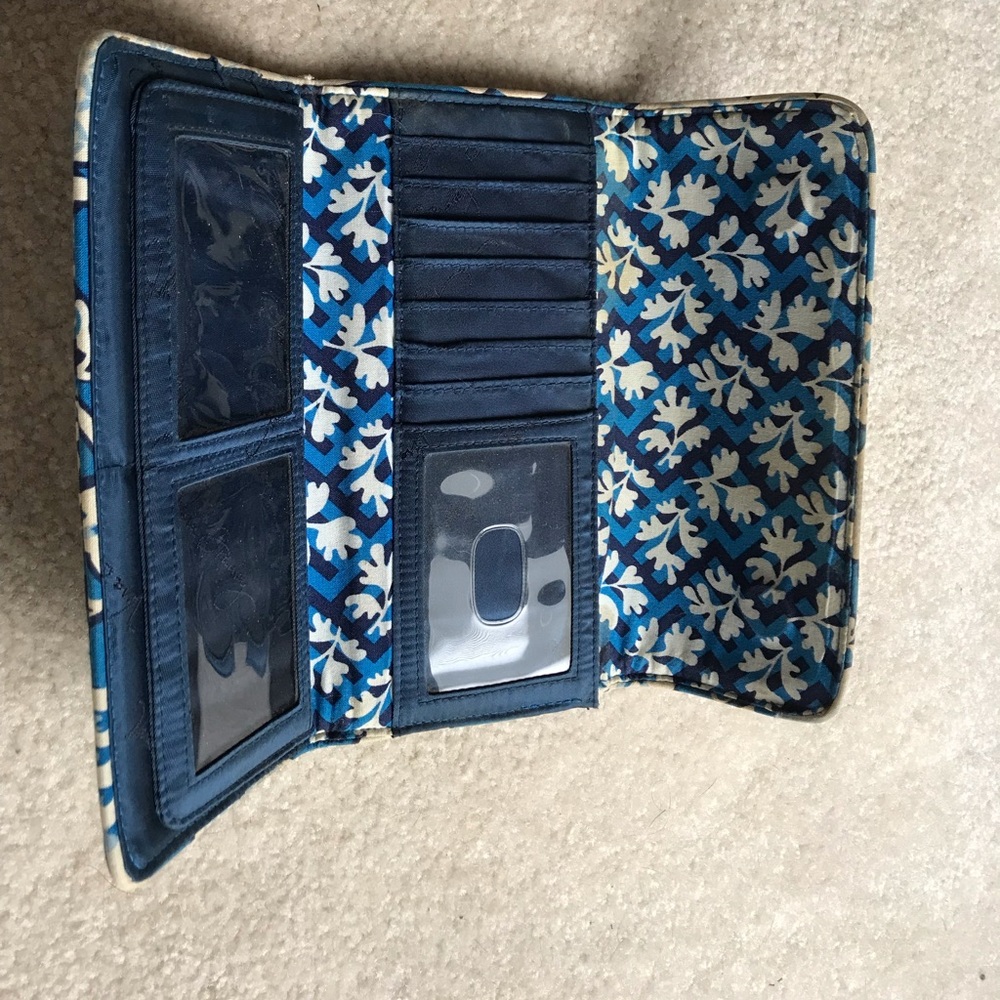 Vera Bradley large trifold wallet